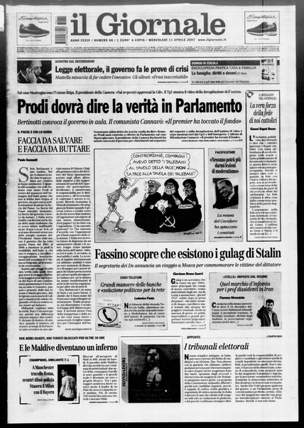 Il giornale : quotidiano del mattino